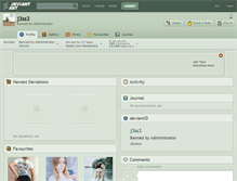 Tablet Screenshot of j3ss3.deviantart.com