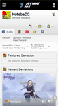 Mobile Screenshot of notebadg.deviantart.com