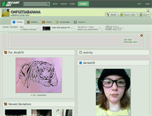 Tablet Screenshot of omfgitsabanana.deviantart.com