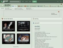 Tablet Screenshot of danzilla3.deviantart.com