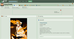 Desktop Screenshot of cheesytomato.deviantart.com