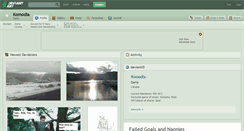 Desktop Screenshot of komodia.deviantart.com