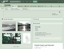 Tablet Screenshot of komodia.deviantart.com