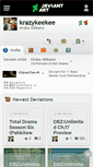 Mobile Screenshot of krazykeekee.deviantart.com