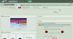 Desktop Screenshot of chicky-the-dragon.deviantart.com