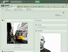 Tablet Screenshot of jacbm.deviantart.com