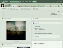 Tablet Screenshot of leanne86.deviantart.com