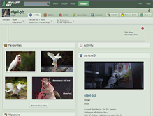 Tablet Screenshot of nigel-plz.deviantart.com
