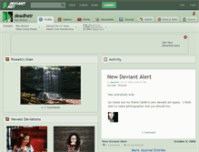 Tablet Screenshot of deadheir.deviantart.com