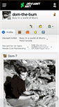 Mobile Screenshot of dom-the-bum.deviantart.com