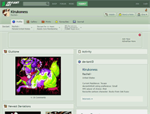 Tablet Screenshot of kirukoness.deviantart.com