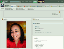 Tablet Screenshot of lokyme.deviantart.com