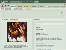 Tablet Screenshot of kay-lin.deviantart.com