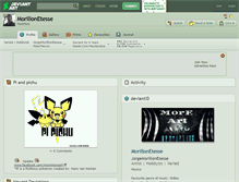 Tablet Screenshot of morillonetesse.deviantart.com
