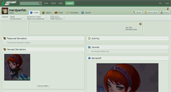 Desktop Screenshot of marzipanfish.deviantart.com