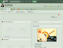 Tablet Screenshot of denybrendy.deviantart.com