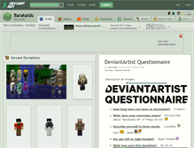 Tablet Screenshot of barakaldo.deviantart.com