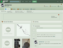 Tablet Screenshot of dunharrow.deviantart.com