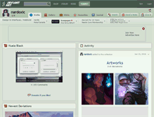 Tablet Screenshot of nardoxic.deviantart.com