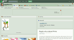 Desktop Screenshot of mandilily1013.deviantart.com