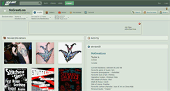 Desktop Screenshot of nogreatloss.deviantart.com