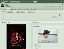 Tablet Screenshot of d-guru.deviantart.com