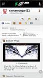 Mobile Screenshot of cinnamongurl22.deviantart.com
