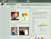 Tablet Screenshot of darrenshanyaoi.deviantart.com