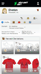 Mobile Screenshot of elvelon.deviantart.com