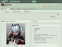 Tablet Screenshot of digitaldolls.deviantart.com