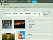Tablet Screenshot of amersfoort.deviantart.com