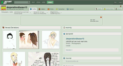 Desktop Screenshot of desperationdisease10.deviantart.com