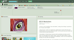 Desktop Screenshot of ddt87.deviantart.com