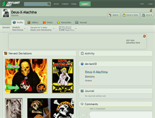 Tablet Screenshot of deus-x-machina.deviantart.com