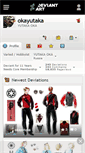 Mobile Screenshot of okayutaka.deviantart.com