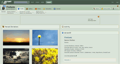 Desktop Screenshot of firesonic.deviantart.com