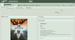 Desktop Screenshot of bunnynoose.deviantart.com