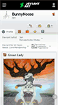 Mobile Screenshot of bunnynoose.deviantart.com