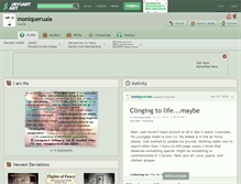 Tablet Screenshot of moniqueruala.deviantart.com