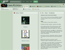 Tablet Screenshot of classic-rpg-shrine.deviantart.com