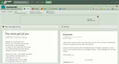 Desktop Screenshot of mazblondie.deviantart.com