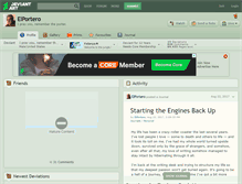 Tablet Screenshot of elportero.deviantart.com