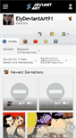 Mobile Screenshot of elydeviantart91.deviantart.com