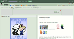 Desktop Screenshot of bayleef-.deviantart.com