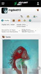 Mobile Screenshot of mgdeath5.deviantart.com