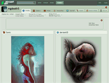 Tablet Screenshot of mgdeath5.deviantart.com