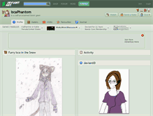Tablet Screenshot of iscaphantom.deviantart.com