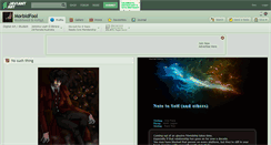 Desktop Screenshot of morbidfool.deviantart.com