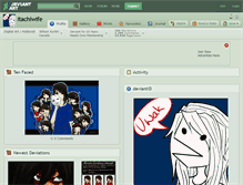 Tablet Screenshot of itachiwife.deviantart.com