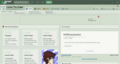 Desktop Screenshot of comet-the-singer.deviantart.com